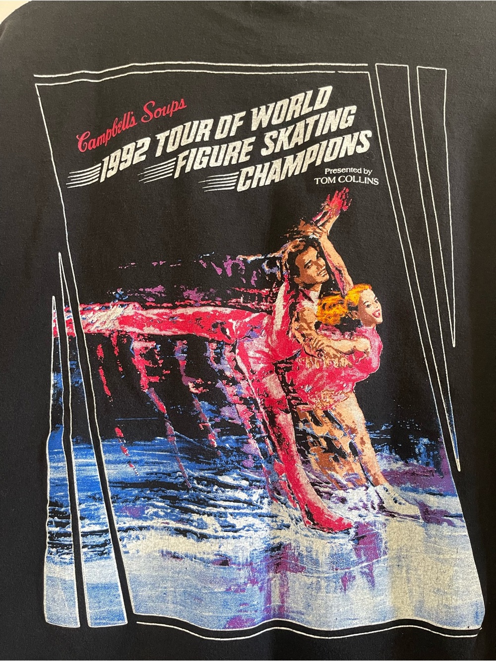Vintage Murina 1992 Campbells Soups Tour Figure Skating Champions T-Shirt Sz XL - Picture 2 of 6